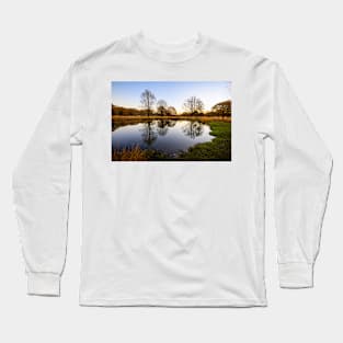 Richmond Park Morning At White Ash Pond Long Sleeve T-Shirt